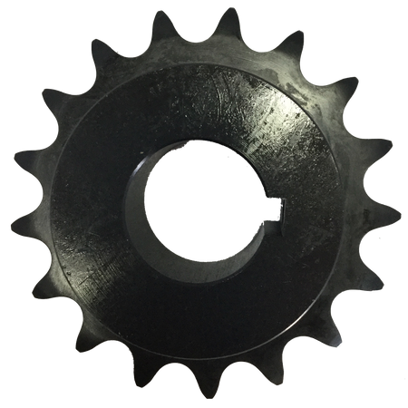 H6017X1716 17-Tooth, 60 Standard Roller Chain Finished Bore Sprocket (3/4" Pitch, 1 7/16" Bore) - Froedge Machine & Supply Co., Inc.