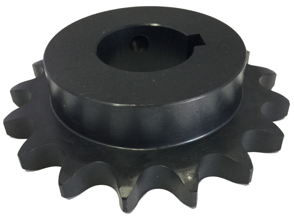 H8017X11516 17-Tooth, 80 Standard Roller Chain Finished Bore Sprocket (1" Pitch, 1 15/16" Bore) - Froedge Machine & Supply Co., Inc.