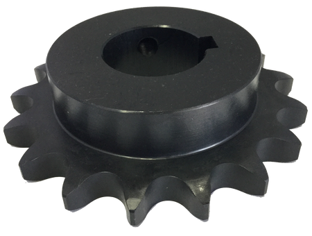 H8017X11516 17-Tooth, 80 Standard Roller Chain Finished Bore Sprocket (1" Pitch, 1 15/16" Bore) - Froedge Machine & Supply Co., Inc.