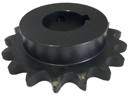 H6017X1716 17-Tooth, 60 Standard Roller Chain Finished Bore Sprocket (3/4" Pitch, 1 7/16" Bore) - Froedge Machine & Supply Co., Inc.