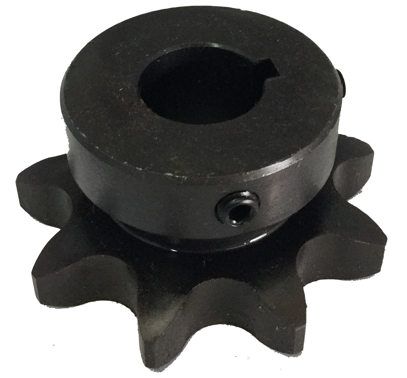 H809X1 9-Tooth, 80 Standard Roller Chain Finished Bore Sprocket (1" Pitch, 1" Bore) - Froedge Machine & Supply Co., Inc.