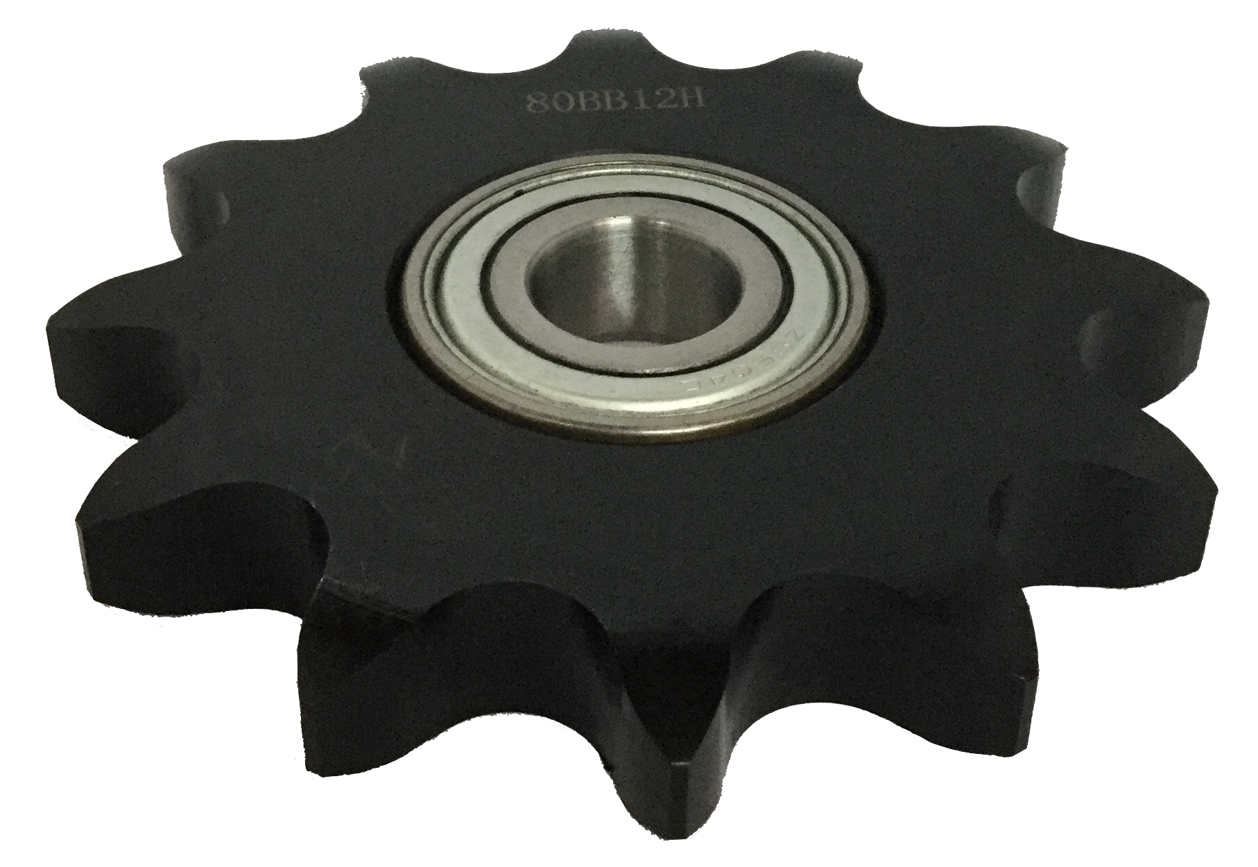 HB80A12X34 12-Tooth, 80 Standard Roller Chain Type A Finished Bore Idler Sprocket (1" Pitch, 3/4" Bore) - Froedge Machine & Supply Co., Inc.