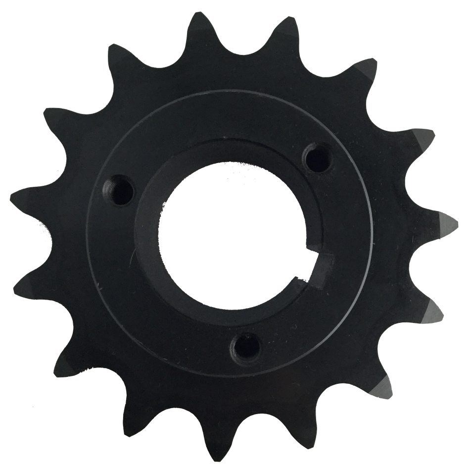 H80P15 15-Tooth, 80 Standard Roller Chain Split Taper Sprocket (1" Pitch) - Froedge Machine & Supply Co., Inc.