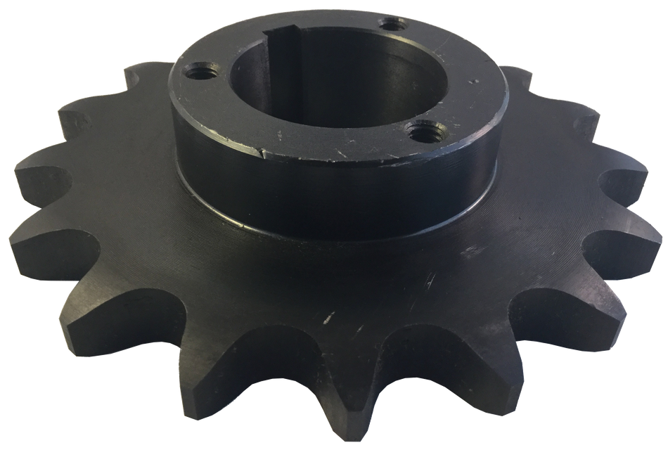H80P17 17-Tooth, 80 Standard Roller Chain Split Taper Sprocket (1" Pitch) - Froedge Machine & Supply Co., Inc.