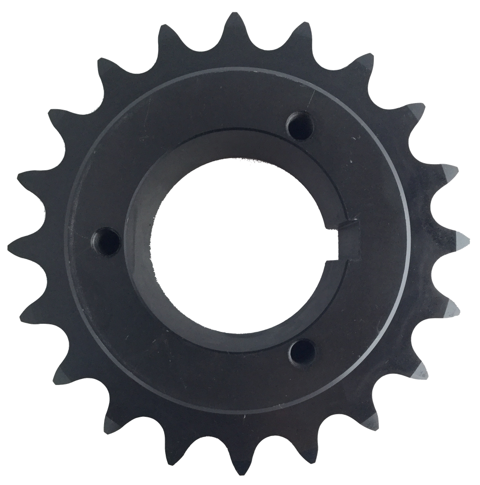 H100Q20 20-Tooth, 100 Standard Roller Chain Split Taper Sprocket (1 1/4" Pitch) - Froedge Machine & Supply Co., Inc.