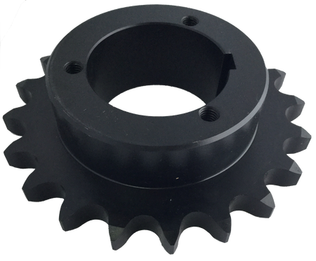 H100Q20 20-Tooth, 100 Standard Roller Chain Split Taper Sprocket (1 1/4" Pitch) - Froedge Machine & Supply Co., Inc.