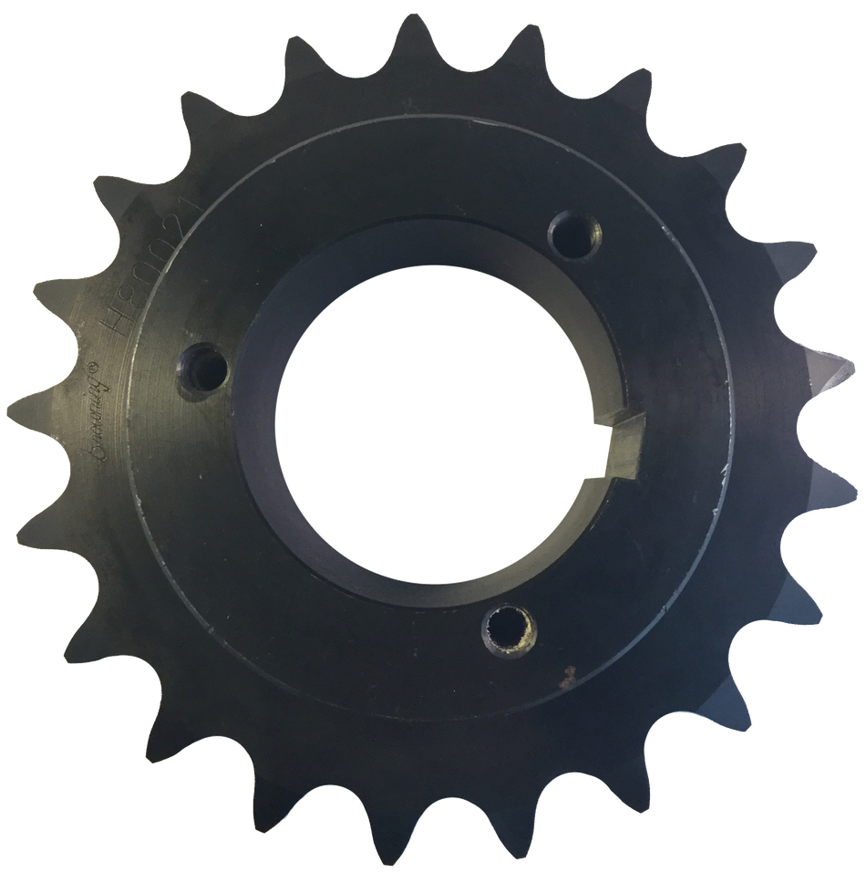 H100Q21 21-Tooth, 100 Standard Roller Chain Split Taper Sprocket (1 1/4" Pitch) - Froedge Machine & Supply Co., Inc.
