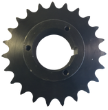 H100Q23 23-Tooth, 100 Standard Roller Chain Split Taper Sprocket (1 1/4" Pitch) - Froedge Machine & Supply Co., Inc.