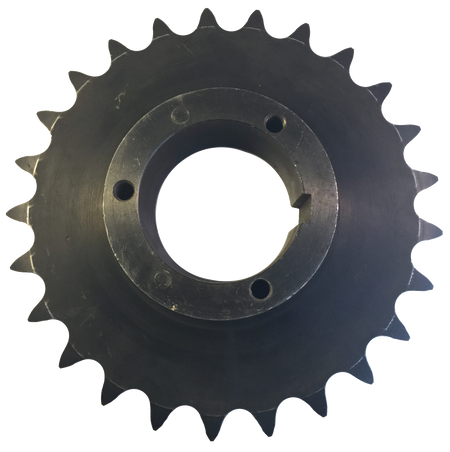 H60Q25 25-Tooth, 60 Standard Roller Chain Split Taper Sprocket (3/4" Pitch) - Froedge Machine & Supply Co., Inc.