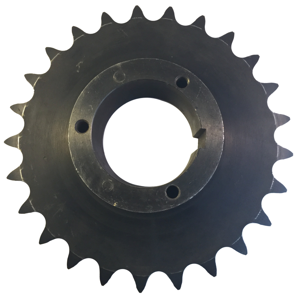 80Q25 25-Tooth, 80 Standard Roller Chain Split Taper Sprocket (1" Pitch) - Froedge Machine & Supply Co., Inc.