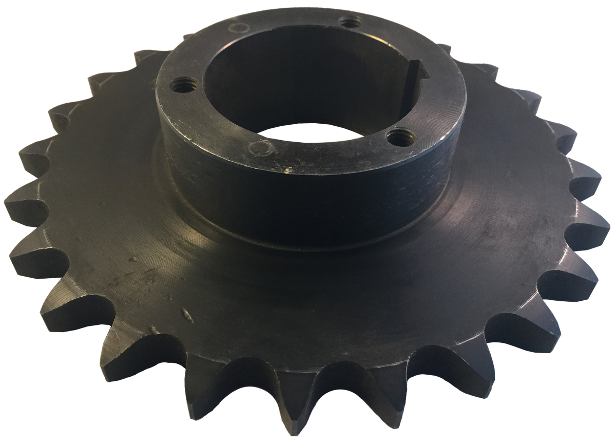 H80Q25 25-Tooth, 80 Standard Roller Chain Split Taper Sprocket (1" Pitch) - Froedge Machine & Supply Co., Inc.