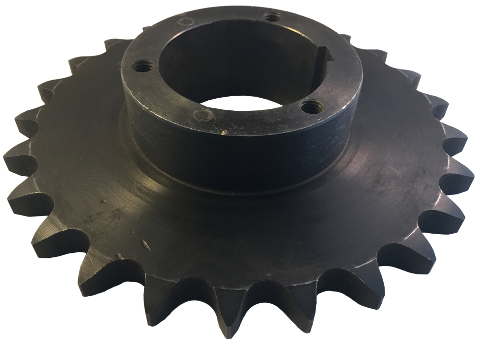 H80Q24 24-Tooth, 80 Standard Roller Chain Split Taper Sprocket (1" Pitch) - Froedge Machine & Supply Co., Inc.