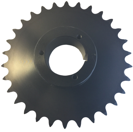 H80Q30 30-Tooth, 80 Standard Roller Chain Split Taper Sprocket (1" Pitch) - Froedge Machine & Supply Co., Inc.