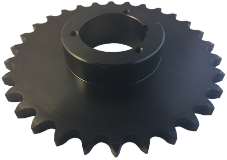 H80Q30 30-Tooth, 80 Standard Roller Chain Split Taper Sprocket (1" Pitch) - Froedge Machine & Supply Co., Inc.