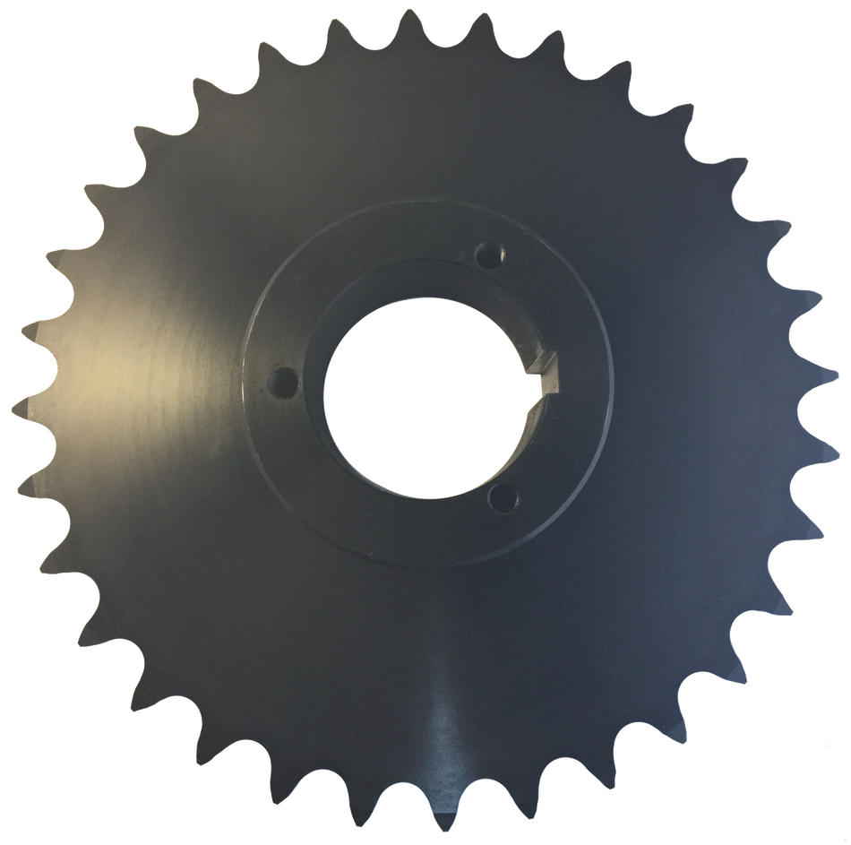 H80Q32 32-Tooth, 80 Standard Roller Chain Split Taper Sprocket (1" Pitch) - Froedge Machine & Supply Co., Inc.