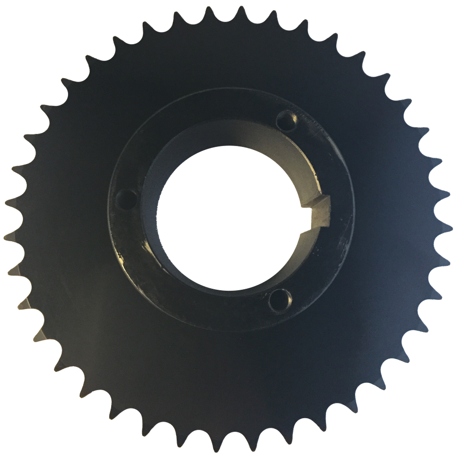 H60Q40 40-Tooth, 60 Standard Roller Chain Split Taper Sprocket (3/4" Pitch) - Froedge Machine & Supply Co., Inc.