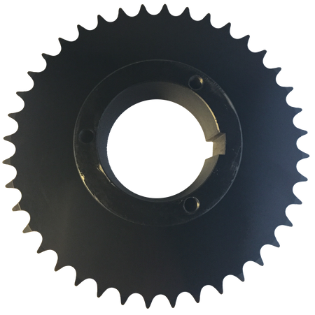 H60Q40 40-Tooth, 60 Standard Roller Chain Split Taper Sprocket (3/4" Pitch) - Froedge Machine & Supply Co., Inc.