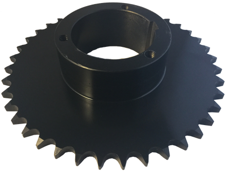 H60Q40 40-Tooth, 60 Standard Roller Chain Split Taper Sprocket (3/4" Pitch) - Froedge Machine & Supply Co., Inc.