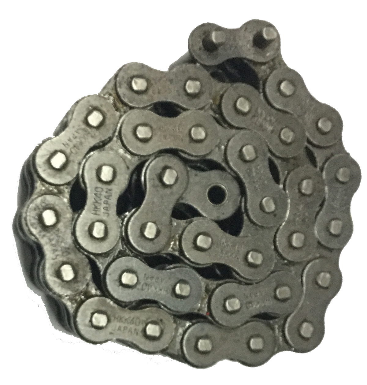 HKK 2-Strand #40 Standard Riveted Roller Chain (0.500" Pitch) - SOLD BY THE FOOT - Froedge Machine & Supply Co., Inc.