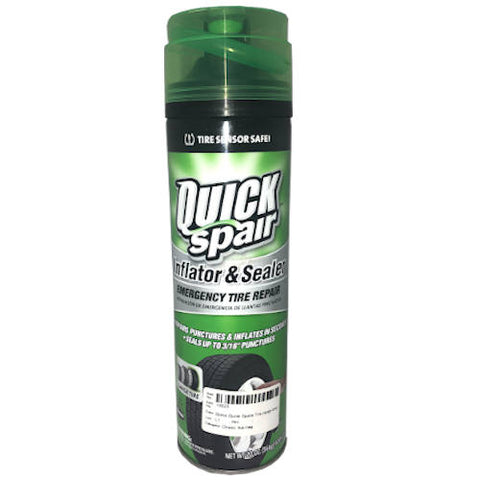 Quick Spair Tire Inflator and Sealer 20 Oz.