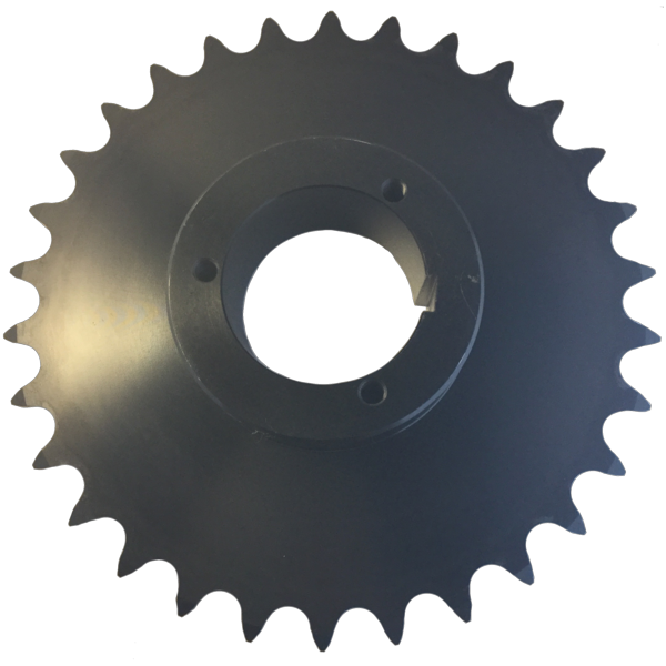 H80Q30 30-Tooth, 80 Standard Roller Chain Split Taper Sprocket (1" Pitch) - Froedge Machine & Supply Co., Inc.