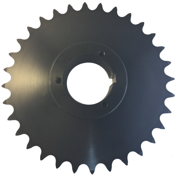H80Q32 32-Tooth, 80 Standard Roller Chain Split Taper Sprocket (1" Pitch) - Froedge Machine & Supply Co., Inc.